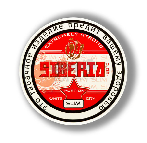 SIBERIA EXTREMELY STRONG Slim акциз (Швеция, оригинал) Вкус - мята
